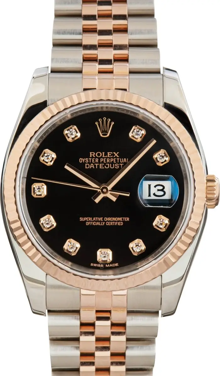 Clean Factory Supreme Rolex Datejust 36 116231 Black Diamond - Image 2