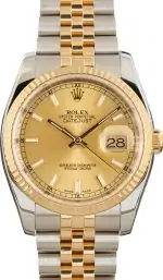 Cheapest Rolex Datejust 36 116233 Champagne Index Super Clone