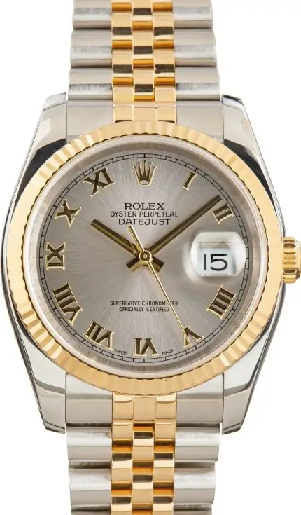 Supreme Rolex Datejust 36 116233 Slate Roman Clean Factory