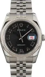 Cheapest Rolex Datejust 36 Ref 116234 Black Jubilee Super Clone
