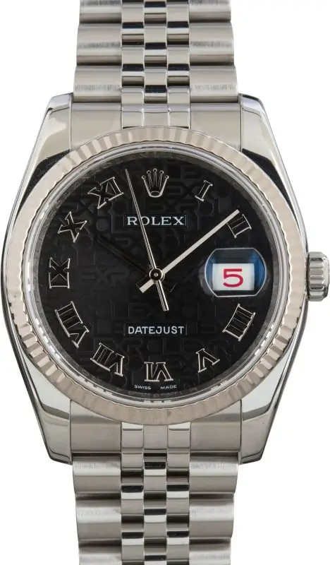 Cheapest Rolex Datejust 36 Ref 116234 Black Jubilee Super Clone