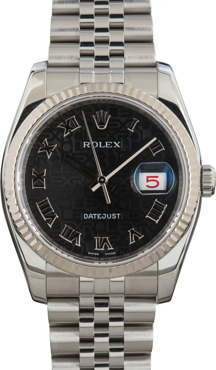 Cheapest Rolex Datejust 36 Ref 116234 Black Jubilee Super Clone - Image 2