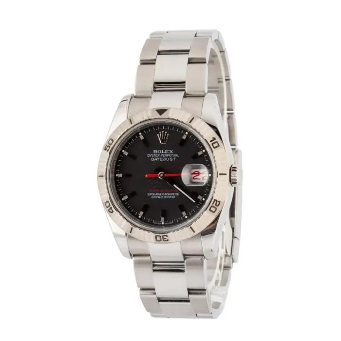 Cheapest Rolex Datejust 36mm Thunderbird Black Dial Ref 116264 - Image 3