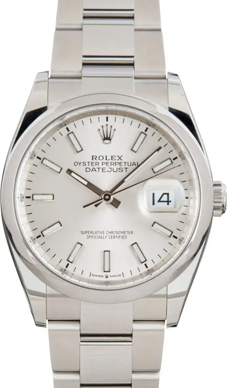 Clean Factory Supreme Rolex Datejust 126200 Silver Dial 36mm