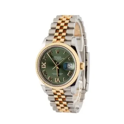 Clean Factory Supreme Rolex Datejust 36 126233 Olive Green Dial