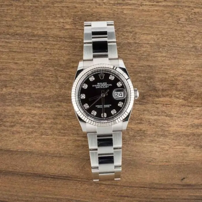 Clean Factory Supreme Rolex Datejust 126234 Black Diamond Dial - Image 6