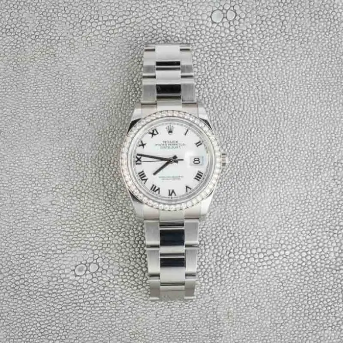Clean Factory Supreme Rolex Datejust 126284 White Roman Dial - Image 6