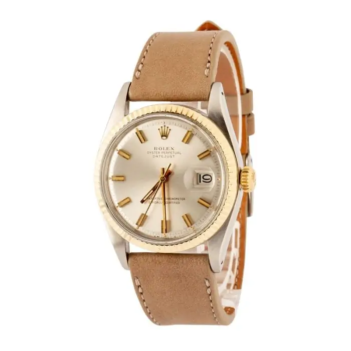 Vintage Rolex Datejust 1601 Two-Tone 36mm Silver Dial - Image 3