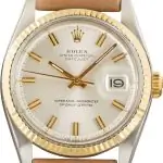 Vintage Rolex Datejust 1601 Two-Tone 36mm Silver Dial