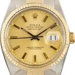 Clean Factory Super Clone Rolex Datejust 36 Ref 16013 Champagne
