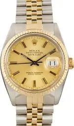 Clean Factory Super Clone Rolex Datejust 36 Ref 16013 Champagne