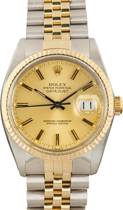 Clean Factory Super Clone Rolex Datejust 36 Ref 16013 Champagne