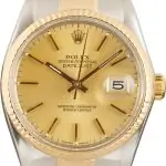 Cheapest Preowned Rolex Datejust 36 16013 Champagne Dial