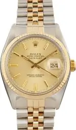Clean Factory Supreme Rolex Datejust 36 16013 Two-Tone Clone