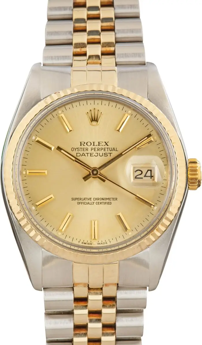 Clean Factory Supreme Rolex Datejust 36 16013 Two-Tone Clone - Image 2