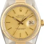 Cheapest Rolex Datejust 36 16013 Champagne Index Dial Watch