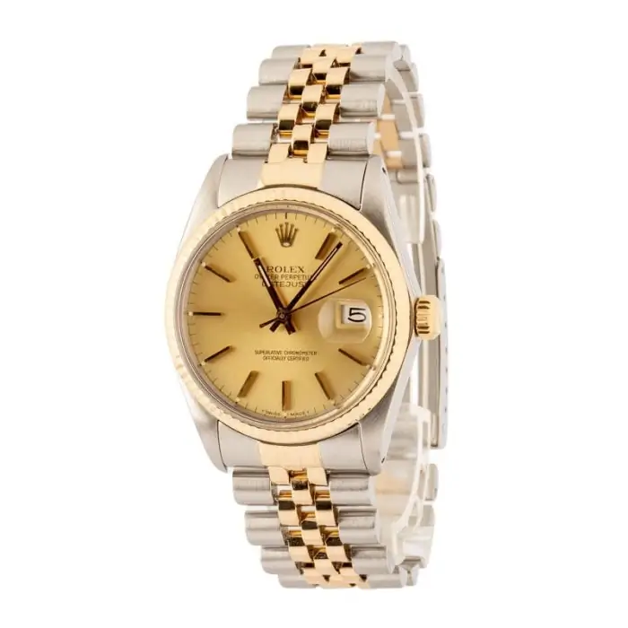 Cheapest Preowned Rolex Datejust 36 16013 Champagne Dial - Image 3