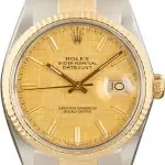 Cheapest Rolex Datejust 36 16013 Champagne Linen Dial 1984