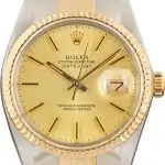 Cheapest Rolex Datejust 16013 Champagne 36mm Two-Tone