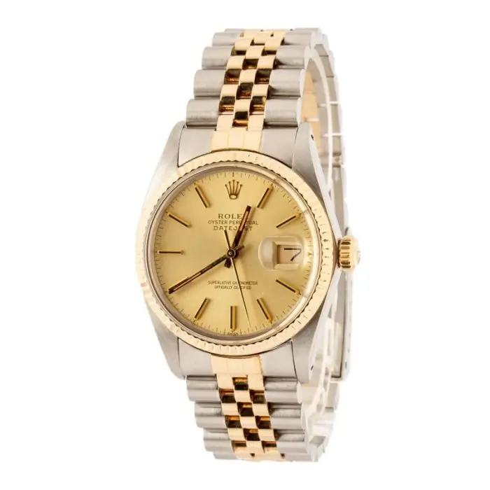 Cheapest Rolex Datejust 16013 Champagne 36mm Two-Tone - Image 3
