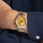Cheapest Rolex Datejust 36 Champagne Dial Steel Gold 16013 - Image 5