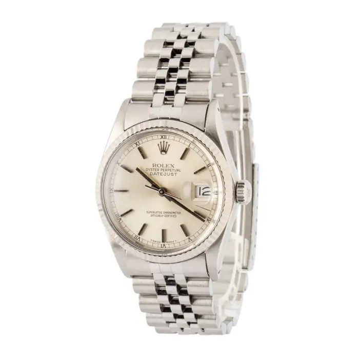 Cheapest Rolex Datejust 16014 Silver Index 36mm 1984 - Image 3