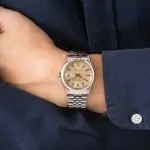 Cheapest Rolex Datejust 16014 Silver Dial 36mm Vintage Watch - Image 5
