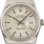Cheapest Rolex Datejust 16014 Silver Index 36mm 1984