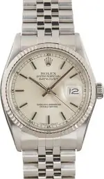 Cheapest Rolex Datejust 16014 Silver Index 36mm 1984