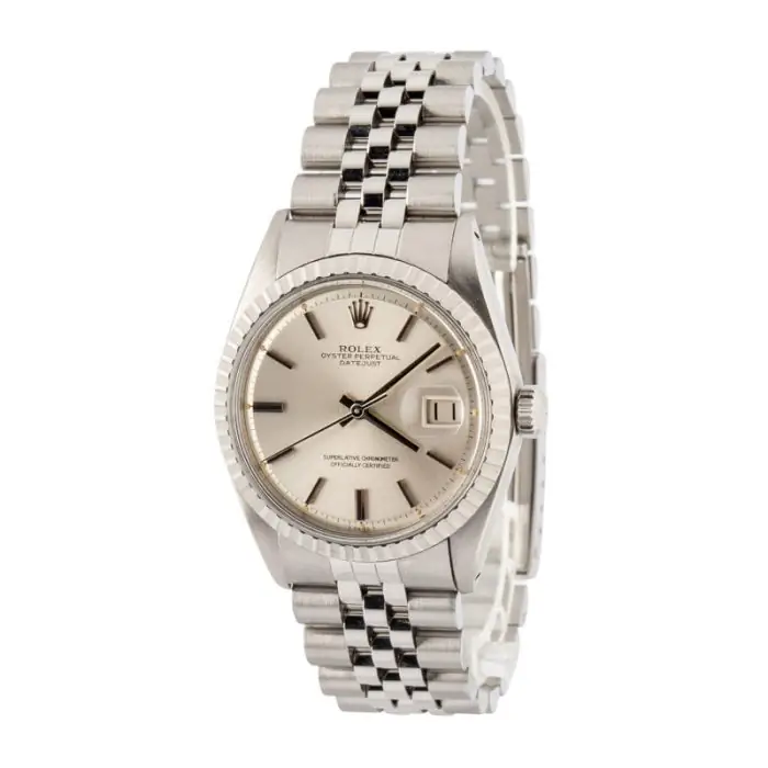 Cheapest Rolex Datejust 36 Steel 1603 Silver Dial Vintage 1973 - Image 3