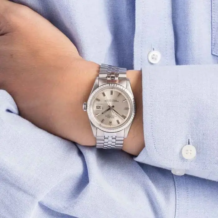 Cheapest Rolex Datejust 1603 Silver Dial 36mm Vintage - Image 5