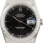 Cheapest Rolex Datejust 16200 Black Dial 36MM Super Clone
