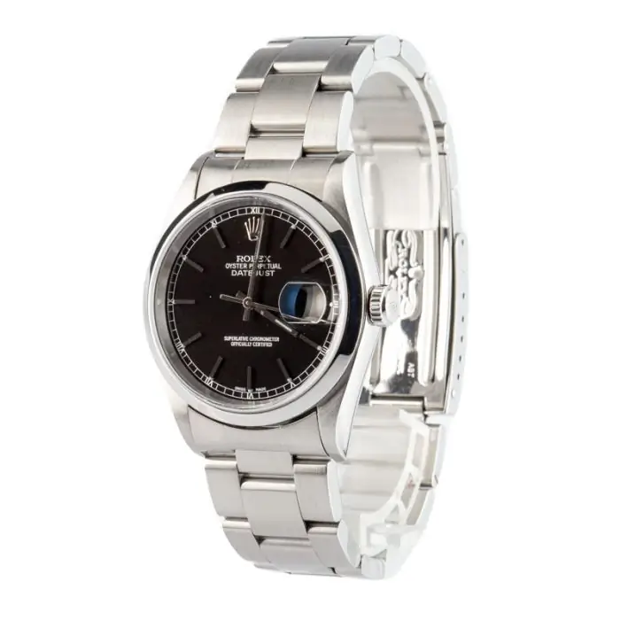 Cheapest Rolex Datejust 16200 Black Dial 36MM Super Clone - Image 3