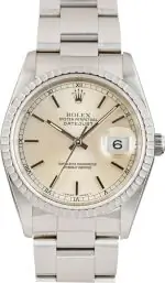 Cheapest Rolex Datejust 36 16220 Silver Dial Supreme Clone