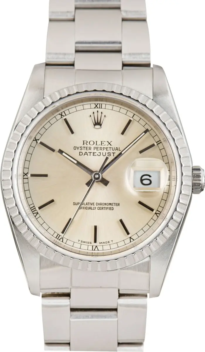 Cheapest Rolex Datejust 36 16220 Silver Dial Supreme Clone - Image 2