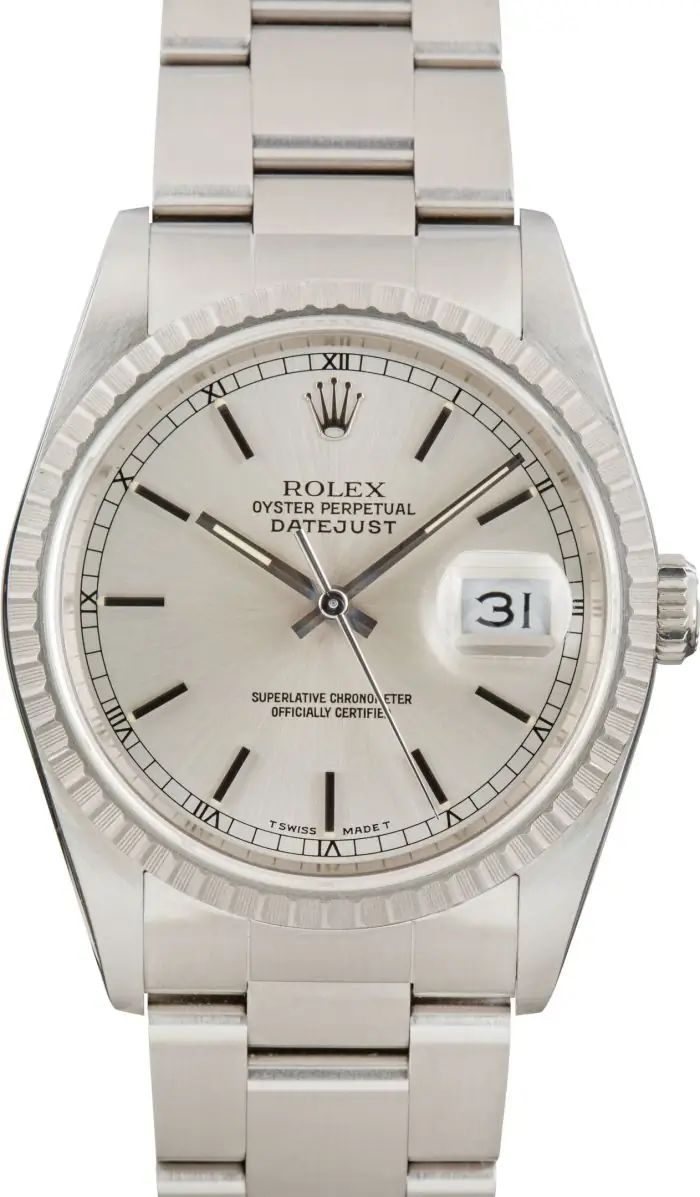 Clean Factory Supreme Rolex Datejust 16220 Silver Dial Clone - Image 2