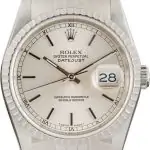Clean Factory Supreme Rolex Datejust 36 16220 Silver Dial
