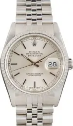 Clean Factory Supreme Rolex Datejust 36 16220 Silver Dial