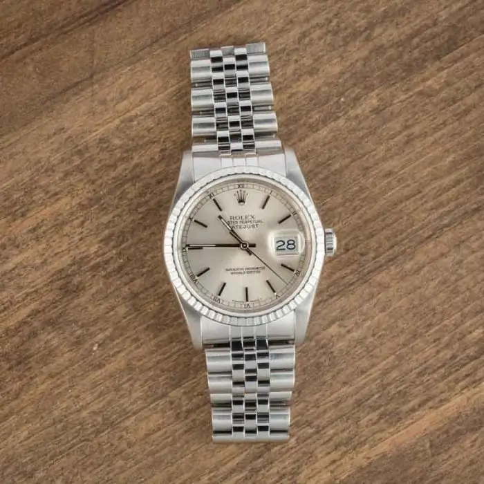 Clean Factory Supreme Rolex Datejust 36 16220 Silver Dial - Image 5