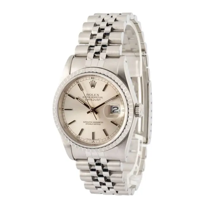 Clean Factory Supreme Rolex Datejust 36 16220 Silver Dial - Image 3