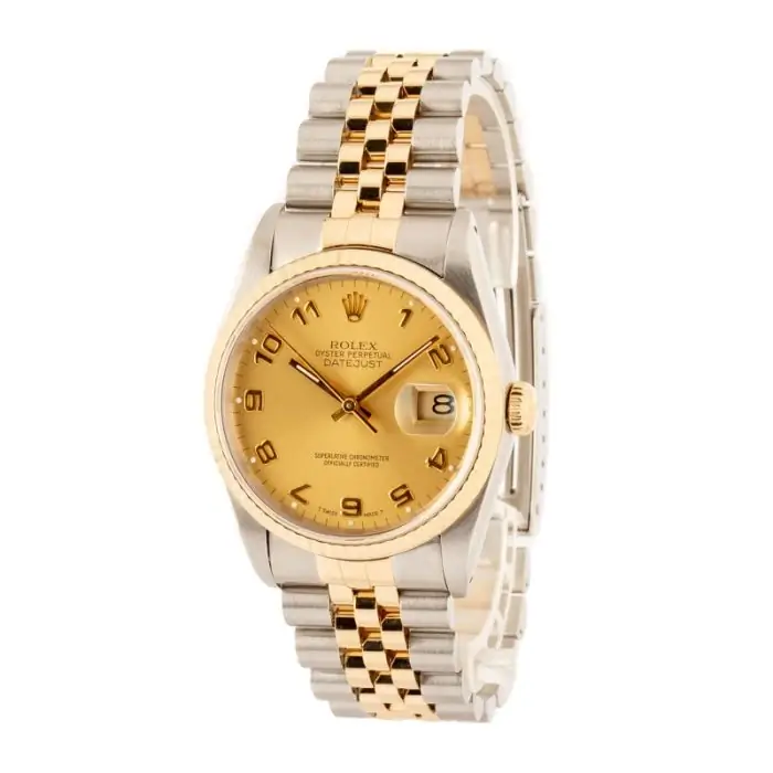 Cheapest Rolex Datejust 36 16233 Champagne Arabic Dial - Image 3
