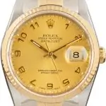 Cheapest Rolex Datejust 36 16233 Champagne Arabic Dial