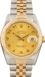 Cheapest Rolex Datejust 36 16233 Champagne Arabic Dial