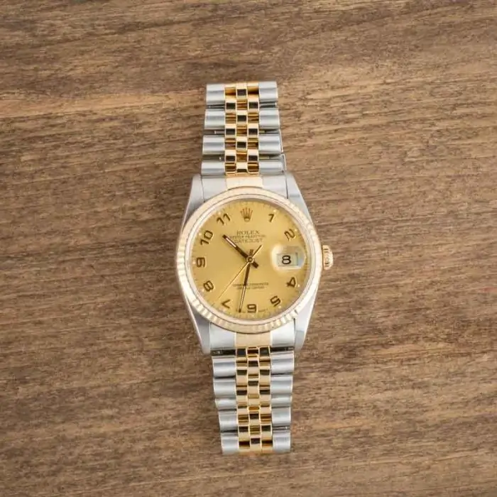 Cheapest Rolex Datejust 36 16233 Champagne Arabic Dial - Image 5