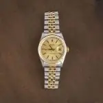 Cheapest Supreme Rolex Datejust 16233 Champagne 36mm Steel Gold - Image 5