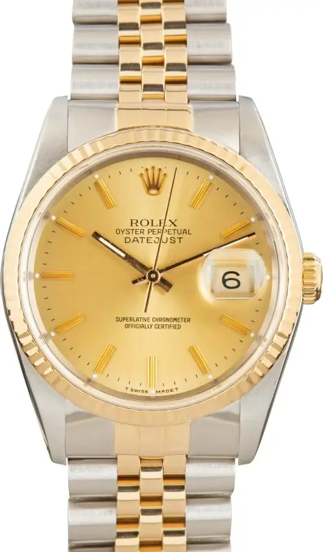 Clean Factory Supreme Rolex Datejust 16233 Two-Tone Clone