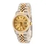 Cheapest Rolex Datejust 16233 Champagne Dial 36mm Steel Gold - Image 3