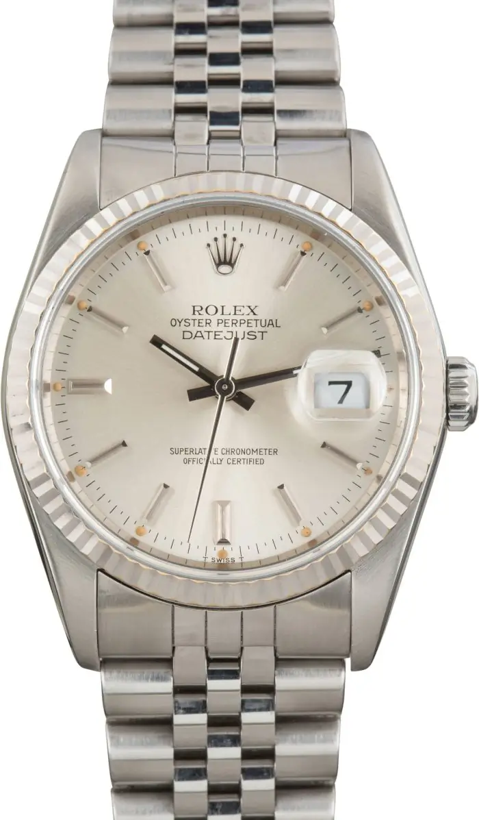 Cheapest Rolex Datejust 36 Silver 16234 Supreme Clone Watch - Image 2