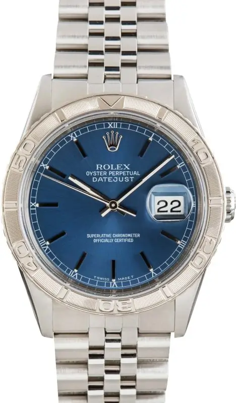 Cheapest Rolex Thunderbird 16264 Blue 36mm Clean Factory Clone