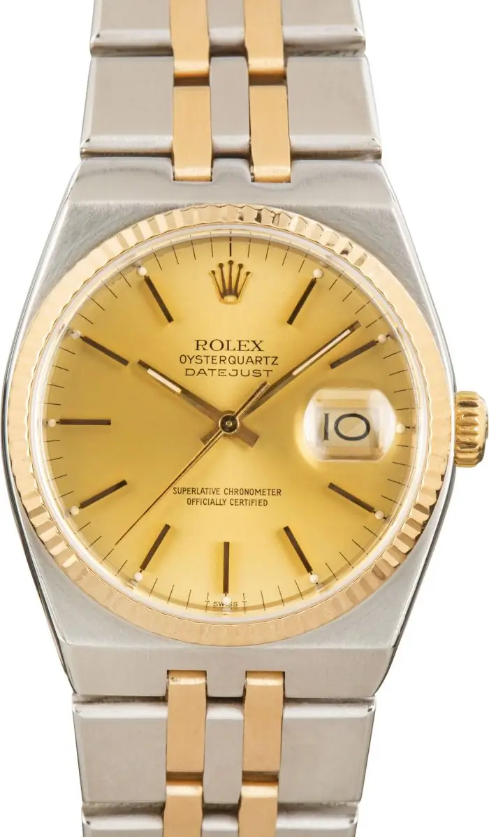 Cheapest Supreme Rolex Oysterquartz 17013 Two-Tone 36mm - Image 2